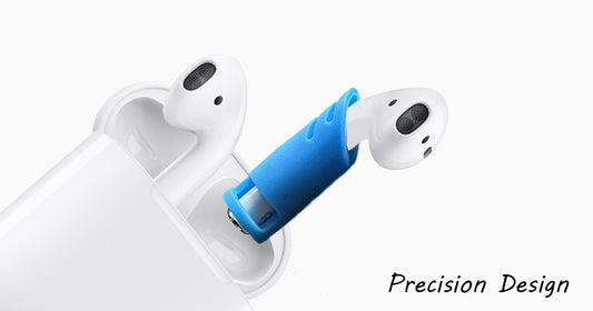 Removable Stem Covers for AirPods 1st and 2nd Gen (Vibrant Blue) 2 Pair